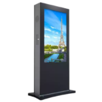 Display outdoor digital signage HD lcd double side totem network wifi 3G/4G