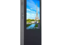 Display outdoor digital signage HD lcd double side totem network wifi 3G/4G