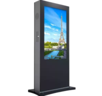 Display outdoor digital signage HD lcd double side totem network wifi 3G/4G