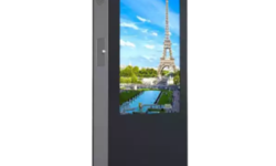 Display outdoor digital signage HD lcd double side totem network wifi 3G/4G