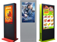 Waterproof IP65 Outdoor floor standing cms computer digital signage for menu