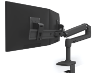 Desk Mount ขายึดจอมอนิโต๊ะ แบบติดโต๊ะ รุ่น LX Desk Dual Direct Arm (matte black)