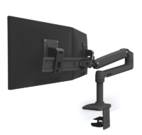 Desk Mount ขายึดจอมอนิโต๊ะ แบบติดโต๊ะ รุ่น LX Desk Dual Direct Arm (matte black)