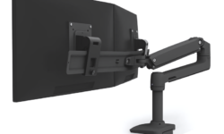 Desk Mount ขายึดจอมอนิโต๊ะ แบบติดโต๊ะ รุ่น LX Desk Dual Direct Arm (matte black)