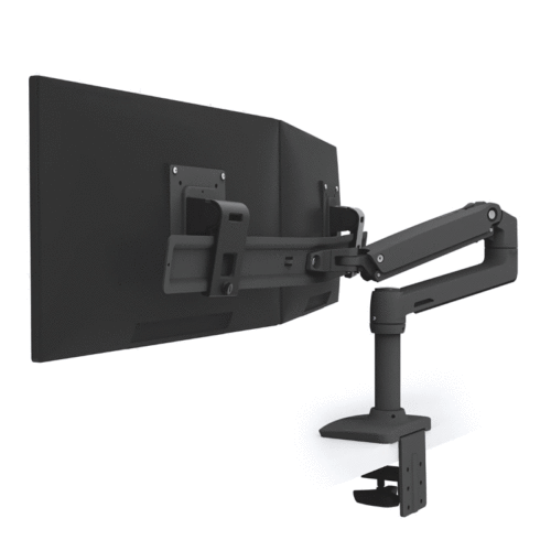 Desk Mount ขายึดจอมอนิโต๊ะ แบบติดโต๊ะ รุ่น LX Desk Dual Direct Arm (matte black)