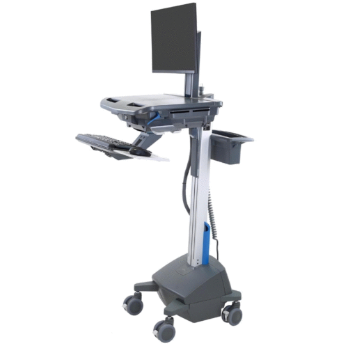 Office Mobile Desk รถเข็นสำหรับออฟฟิศ StyleView® Cart with LCD Pivot, LiFe Powered