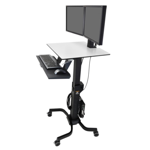 Stand up Desk WorkFit-C เวิร์คสเตชั่นแบบคู่ ได้ทั้ง ยืนและนั่ง